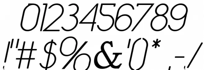 Daniela Italic Bold Font OTHER CHARS