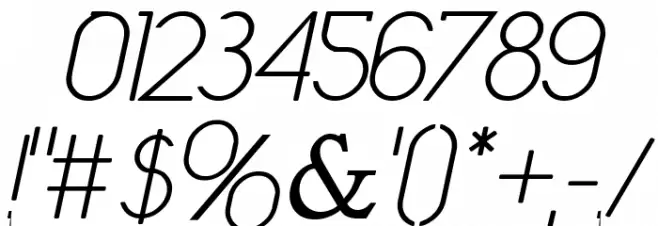 Daniela Italic Bold Font OTHER CHARS