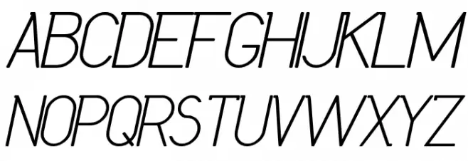 Daniela Italic Bold Fuentes MAYÚSCULAS