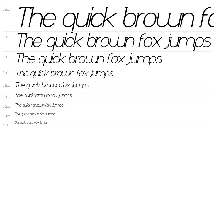 Daniela Italic Bold Waterfall