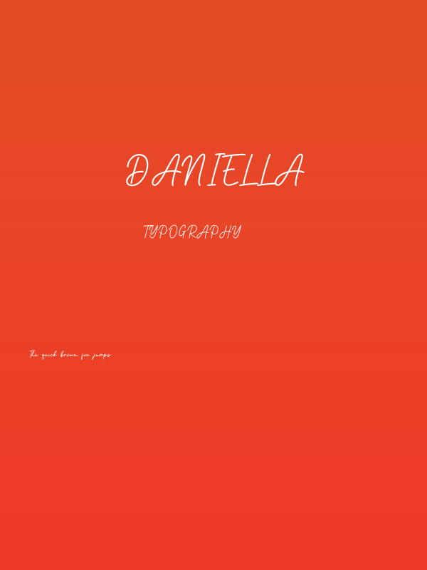 Daniella Poster