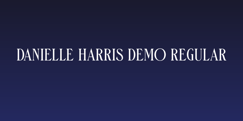 Danielle Harris DEMO Regular Social Header