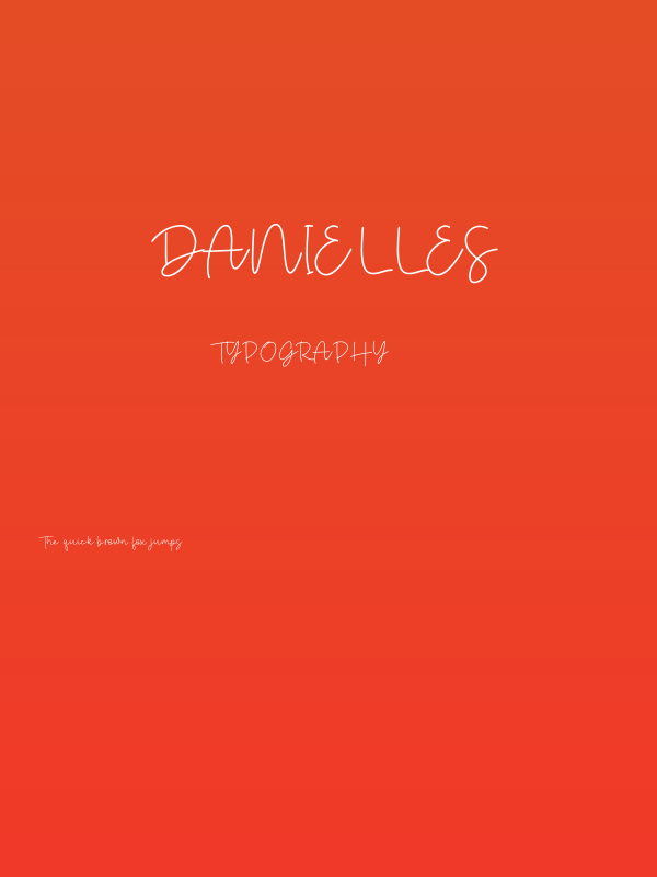 Danielles Poster