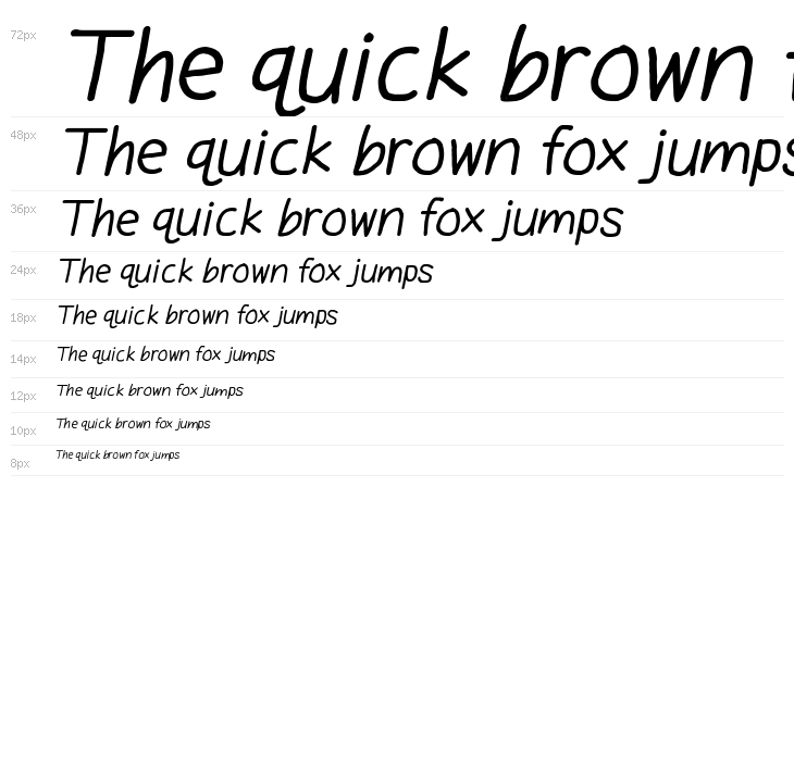 Daniel's Handwriting Bold Italic Waterfall