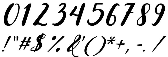 Daniesha Font OTHER CHARS