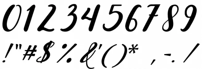 Daniesha Font OTHER CHARS