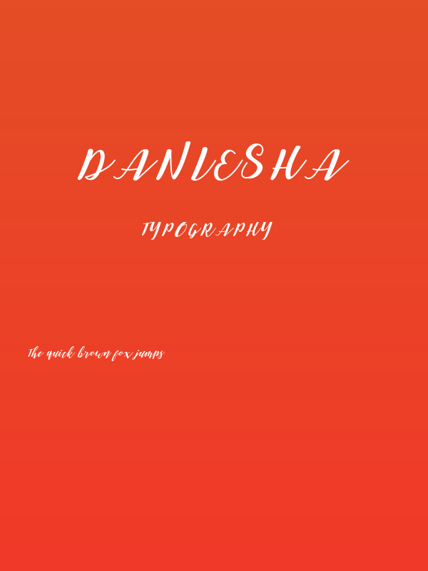 Daniesha Poster