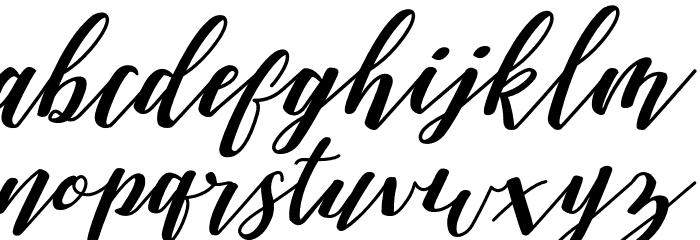 Daniesha Font LOWERCASE