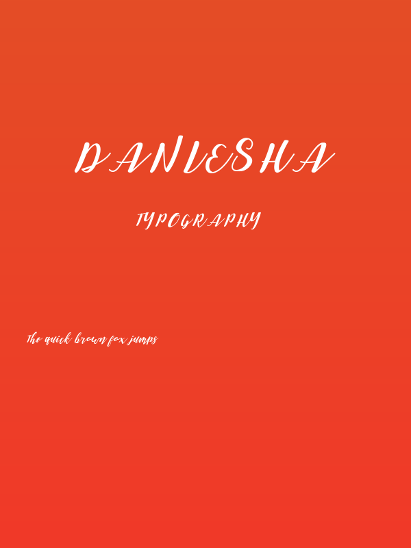 Daniesha Poster