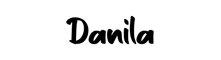 Danila  font caratteri gratis