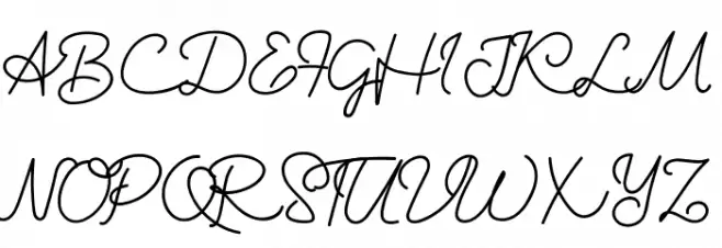 Danila Schriftart Groß