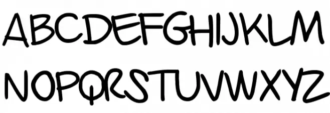 Dani's Handwriting Polices MAJUSCULES