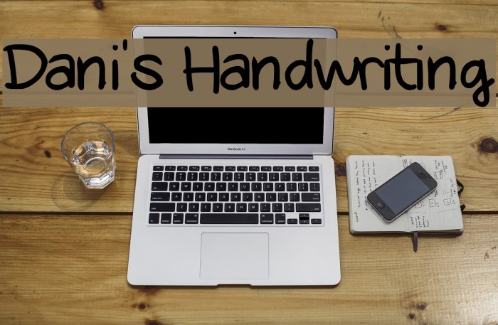 Dani's Handwriting Font examples