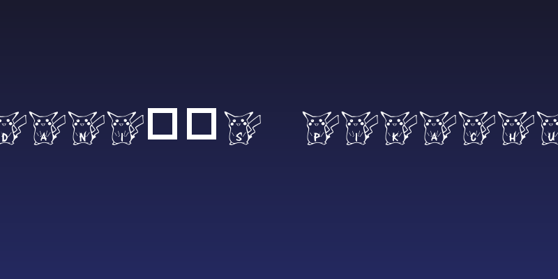 Dani's Pikachu Social Header