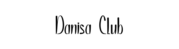 Danisa Club  font caratteri gratis