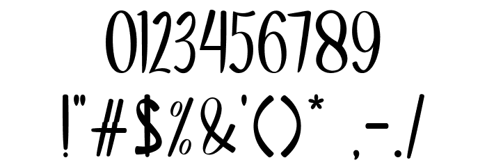 Danisa Club Font OTHER CHARS