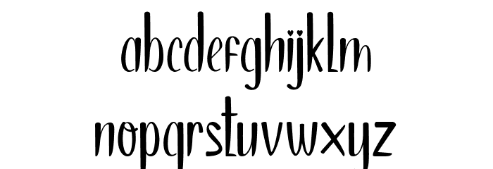Danisa Club Font LOWERCASE