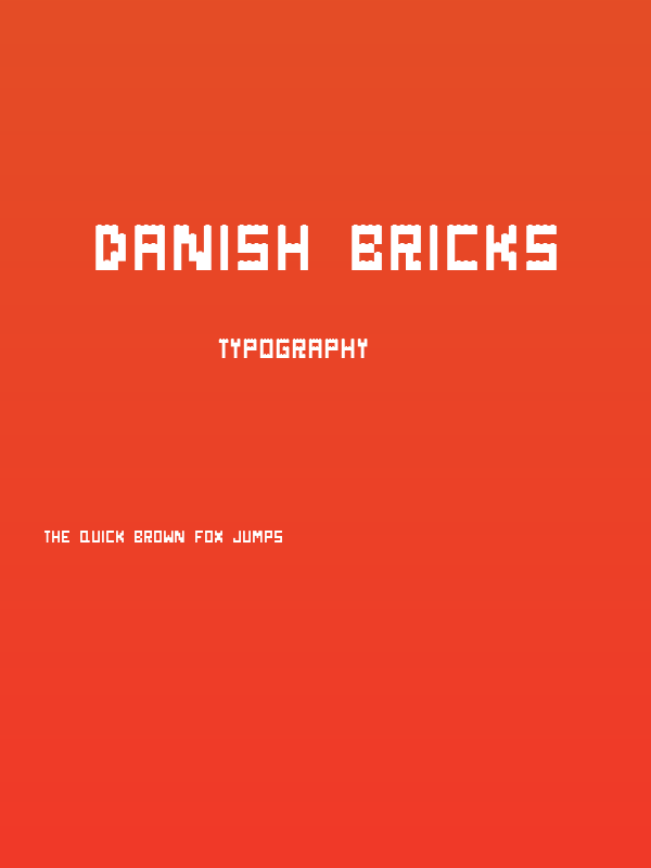 Danish-Bricks Poster