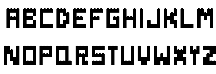 Danish-Bricks Font LOWERCASE