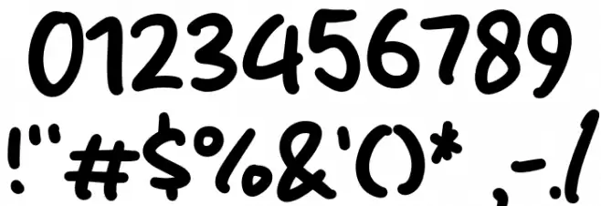 Danish Cookies फ़ॉन्ट अन्य घर का काम