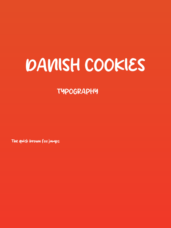 Danish Cookies Poster
