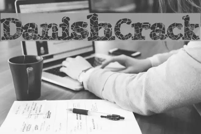 DanishCrack Font examples