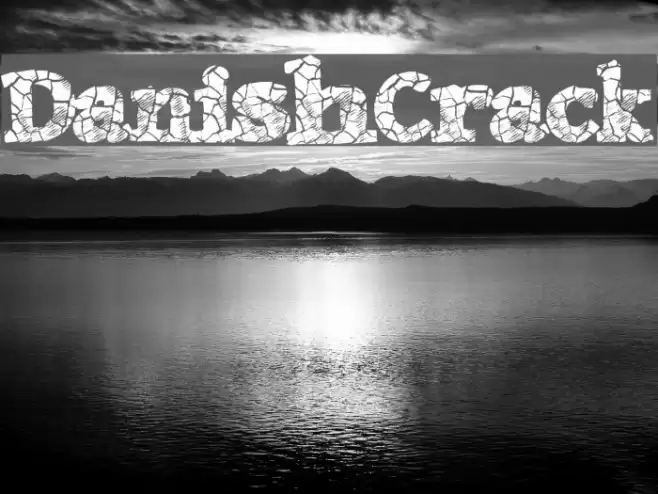 DanishCrack Font examples