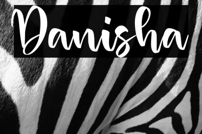 Danisha Font examples