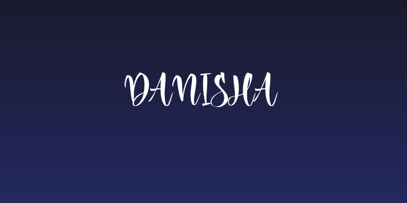 Danisha Social Header