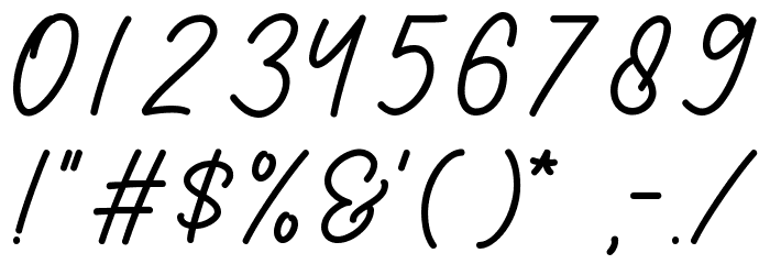 Danita Font OTHER CHARS