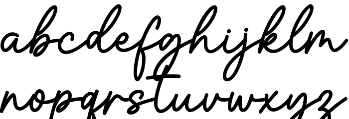 Danita Font LOWERCASE