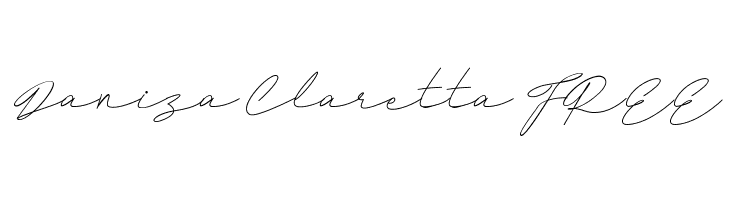 Daniza Claretta FREE  免费字体下载