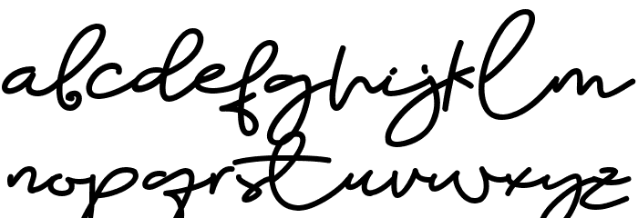 Danke Linda Font LOWERCASE