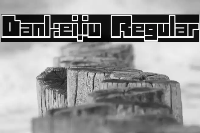 Dankeiju Regular फ़ॉन्ट examples