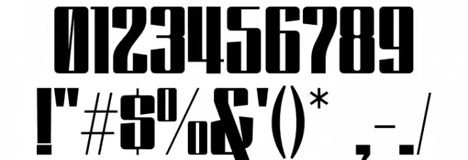 DankfieldRegularDEMO Font OTHER CHARS