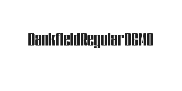 DankfieldRegularDEMO Logo
