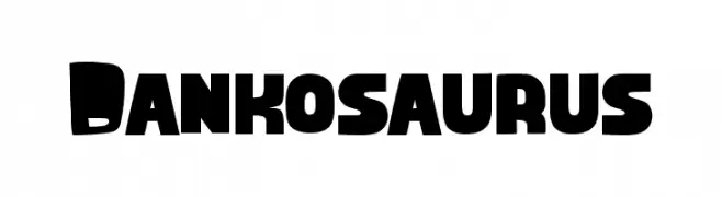 Dankosaurus  les polices de caractères gratuit tlcharger