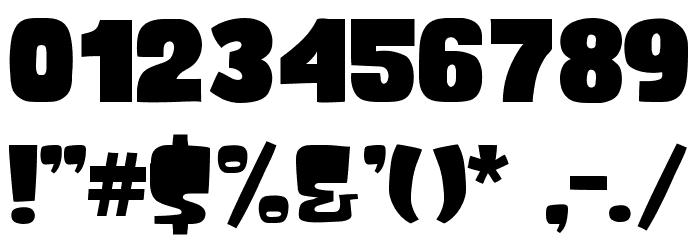 Dankosaurus Font OTHER CHARS