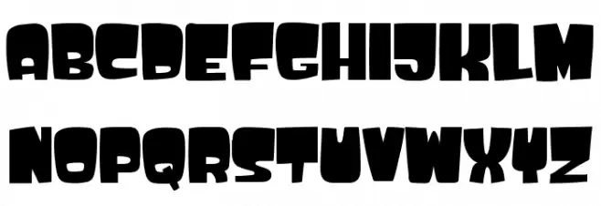 Dankosaurus 字体 大写