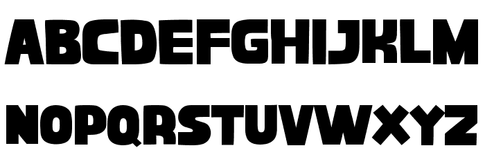 Dankosaurus Font LOWERCASE