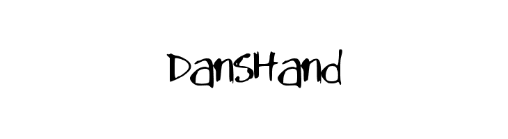 DansHand  Frei Schriftart Herunterladen