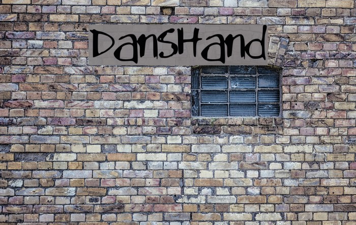 DansHand Font examples