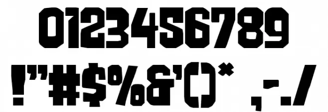 Danse Macabre Expanded Font OTHER CHARS