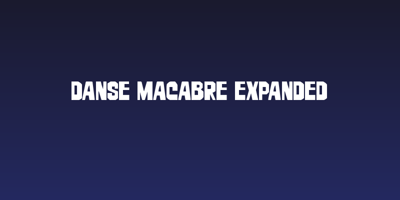 Danse Macabre Expanded Social Header