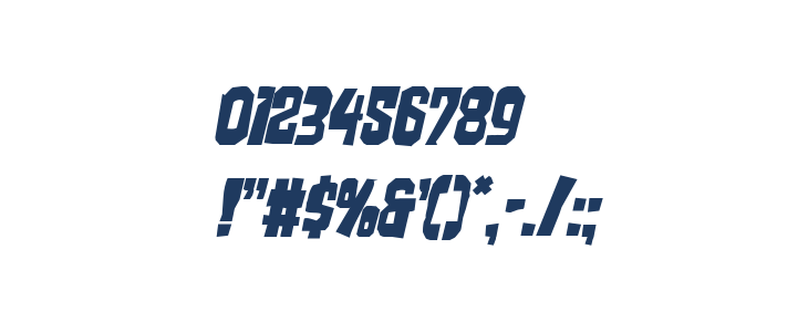 Danse Macabre Jagged Italic Other Characters