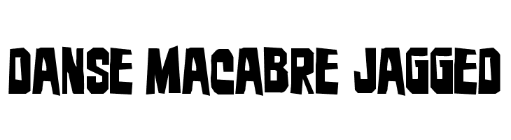 Danse Macabre Jagged  baixar fontes gratis