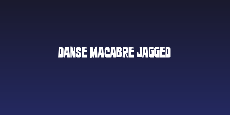 Danse Macabre Jagged Social Header