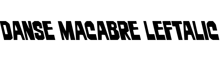Danse Macabre Leftalic  Fuentes Gratis Descargar