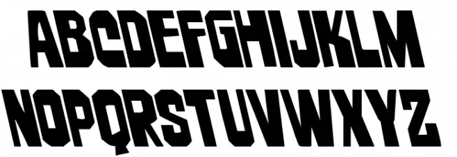 Danse Macabre Leftalic フォント 大文字