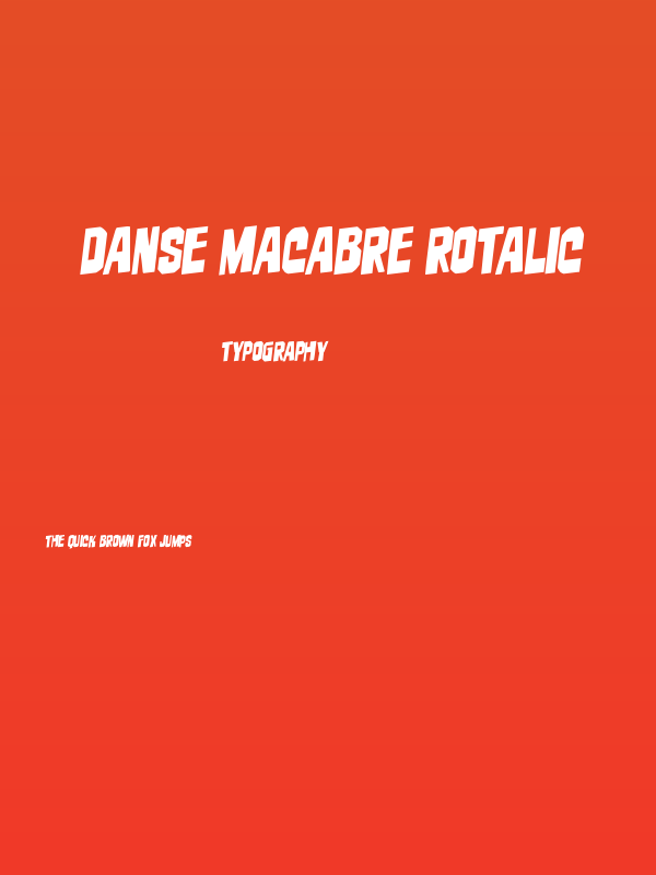 Danse Macabre Rotalic Poster